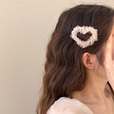 シャーリングハートヘアピン