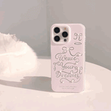 フレンチピンクiPhoneケース