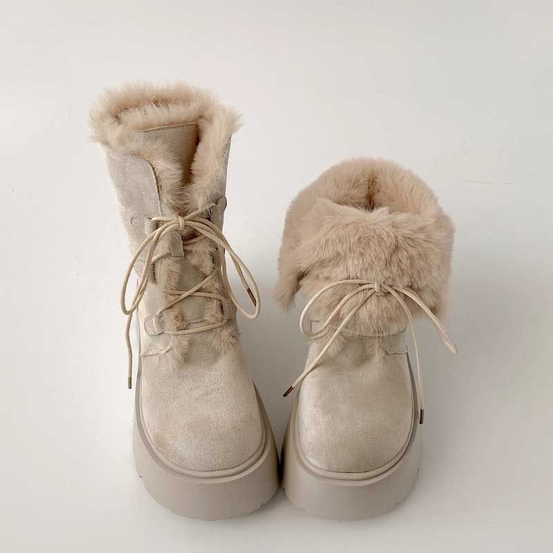 yellow ファームートンブーツ YELLO ファー ムートンブーツ