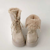 2wayレースアップファームートンブーツ