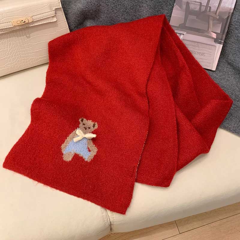 リボンベアタイトマフラー