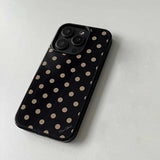 アンニュイドットパターンiPhoneケース