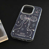 リボンラインドットiPhoneケース
