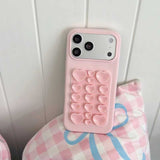ハート吸盤カラーiPhoneケース