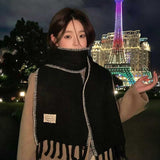 パターンステッチフレンチマフラー
