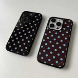 アンニュイドットパターンiPhoneケース