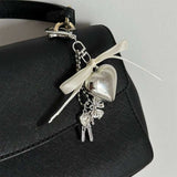 ハートリボンモチーフシルバーチャーム