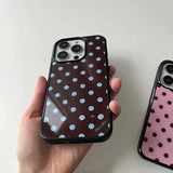アンニュイドットパターンiPhoneケース
