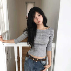 レディラインベーシックTシャツ