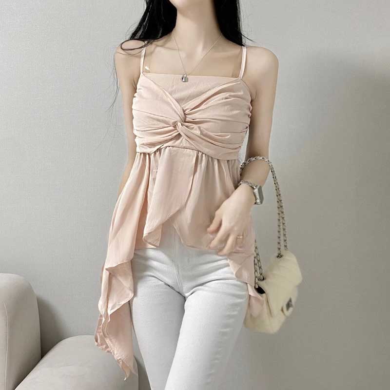 アシンメトリーキャミソールチュニック