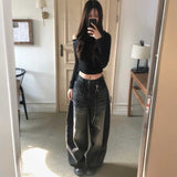 バックロゴヒップホップデニム