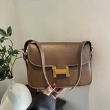 2wayクラシックレザーショルダーバッグ