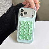 ハート吸盤カラーiPhoneケース