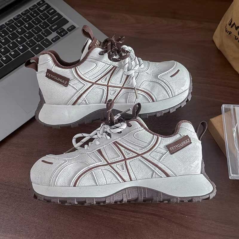 ドローストライプラインスニーカー