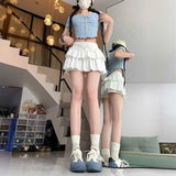 ダブルフレアスウェットスカート