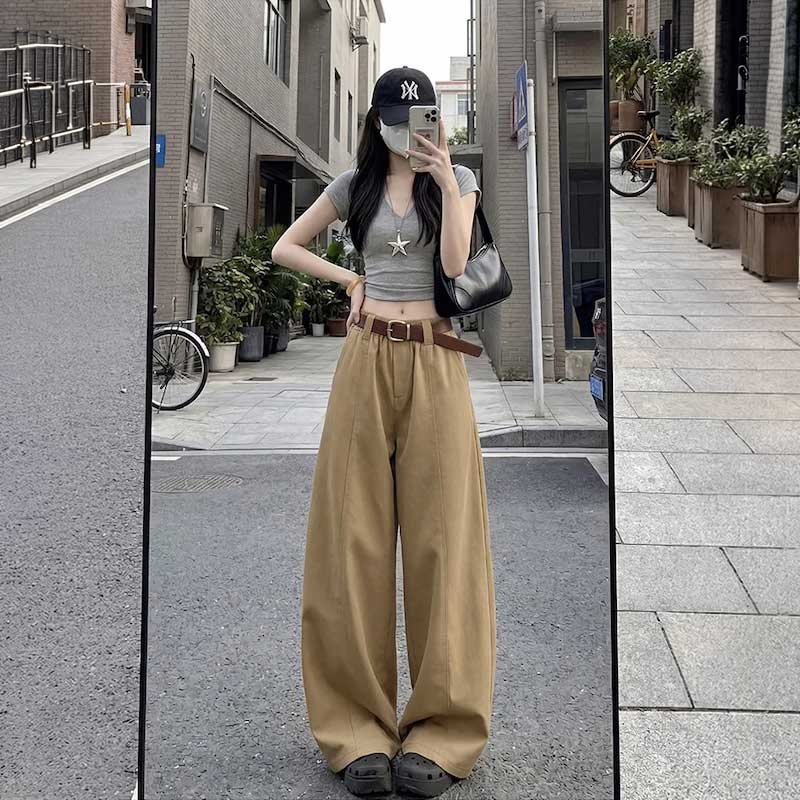 カーブワイドレッグデニム