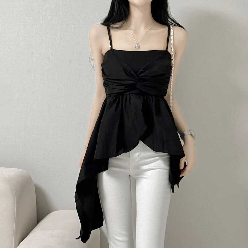 アシンメトリーキャミソールチュニック