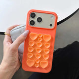 ハート吸盤カラーiPhoneケース