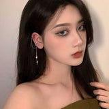 クロスチェーンスパークリングイヤーカフ