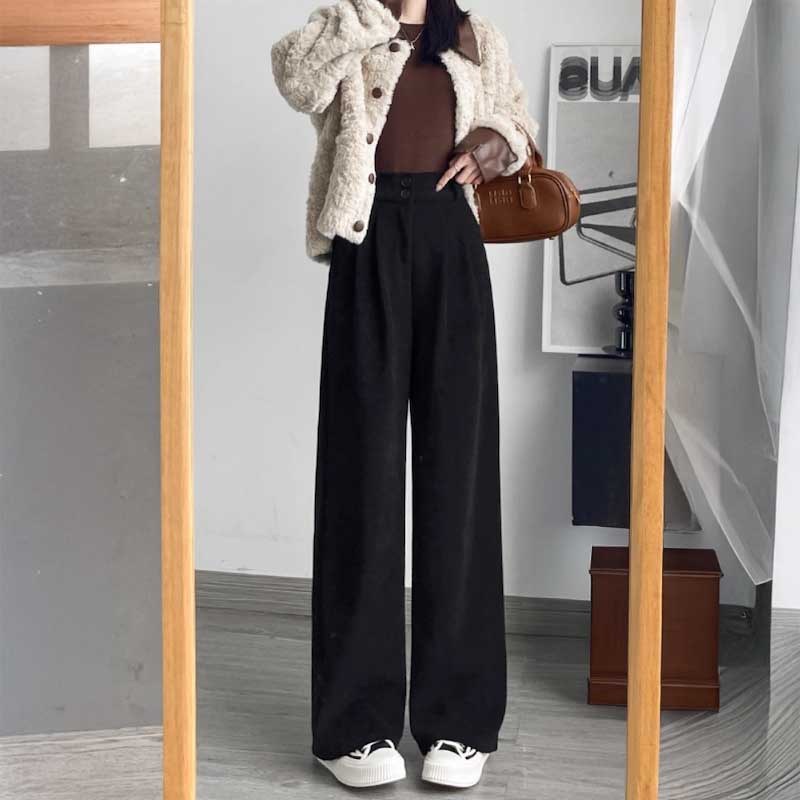 裏起毛ヒートウォーマーリブパンツ