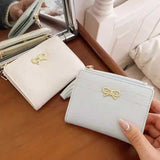 パステルタッセルリボン財布