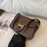 2wayクラシックレザーショルダーバッグ