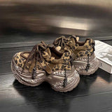 レオパードロックソールスニーカー