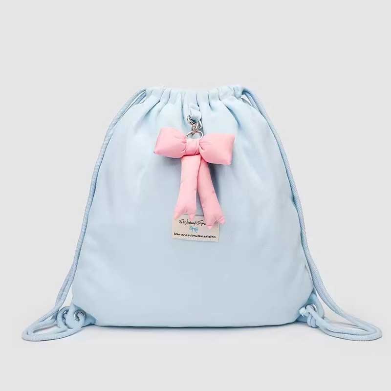リボンチャーム付きナップザック