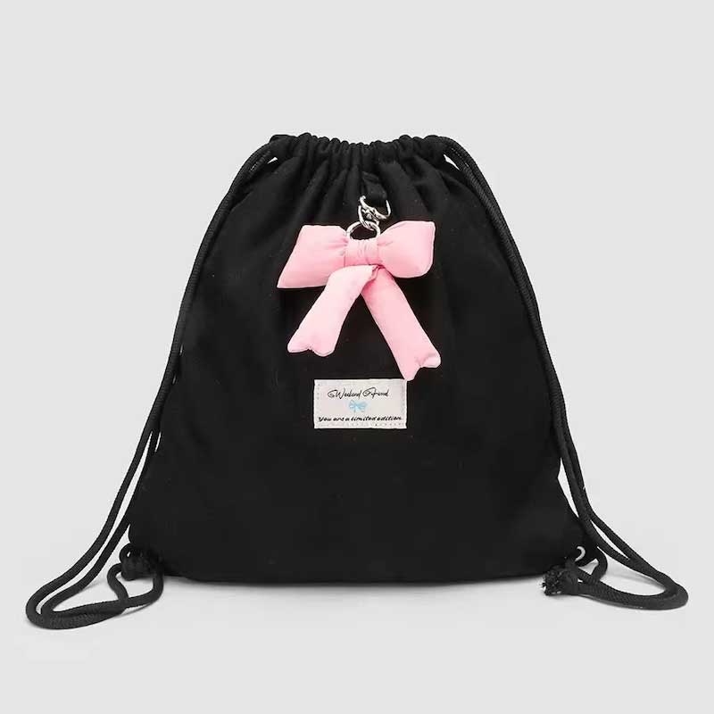 リボンチャーム付きナップザック