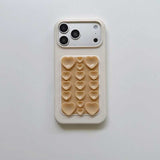 ハート吸盤カラーiPhoneケース