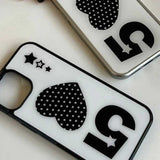 モノクロハイティーンiPhoneケース