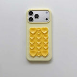 ハート吸盤カラーiPhoneケース