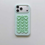 ハート吸盤カラーiPhoneケース