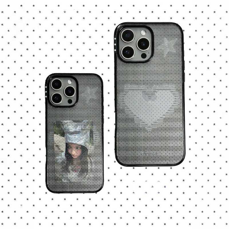 モザイクハートiPhoneケース