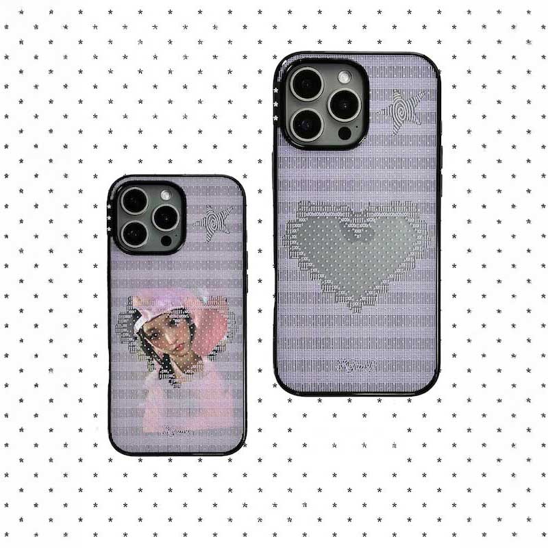 モザイクハートiPhoneケース