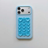 ハート吸盤カラーiPhoneケース