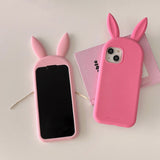 うさ耳シリコンiPhoneケース