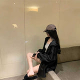 フード付きスルーラッシュガードパーカー