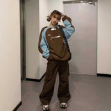 スポーツコントラストスウェット