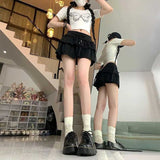 ダブルフレアスウェットスカート