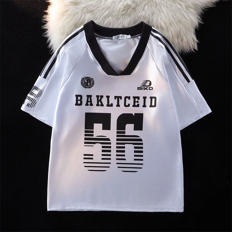 スポーツカジュアルユニTシャツ