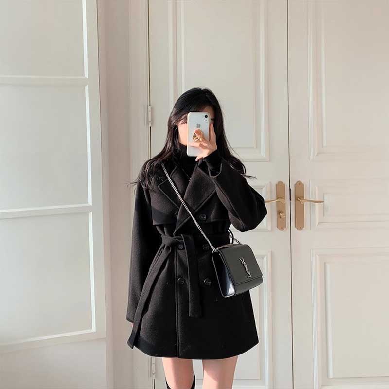 ウエストマークシルエットコート