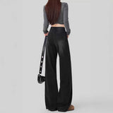 スタンダードブラックワイドデニム