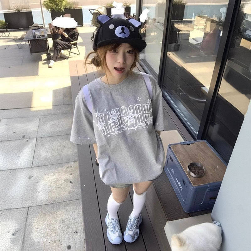 スパークリングスターロゴTシャツ