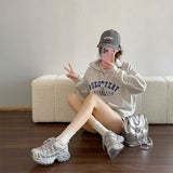 スポーツメッシュザグスニーカー