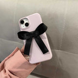 ビッグレザーリボンiPhoneケース