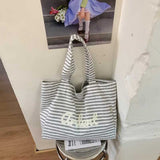 グレーパターントートバッグ