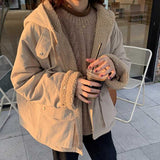 リバーシブルキャメルボアジャケット