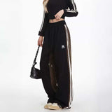 ダブルフェイスレオパードジャージパンツ