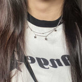 シルバースターチェーンネックレス